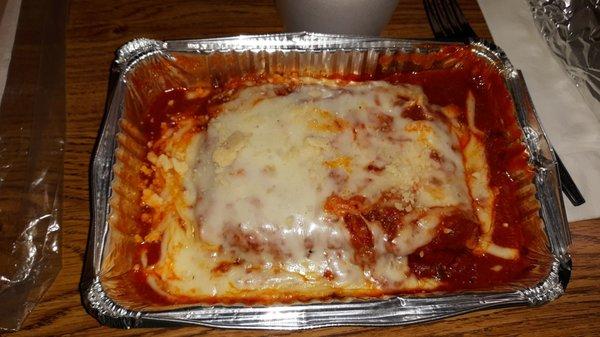 Meat lasagna.  Yum!!