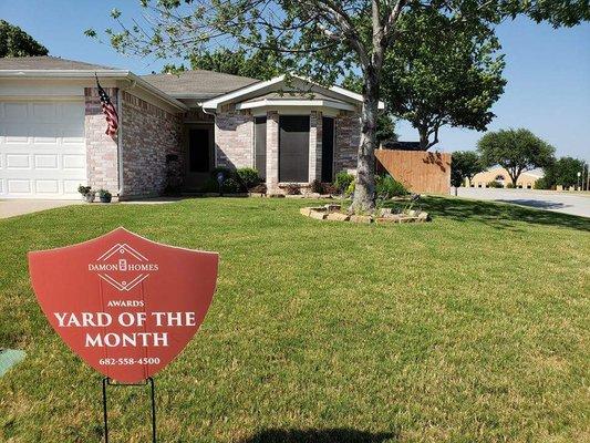 Yard of the Month