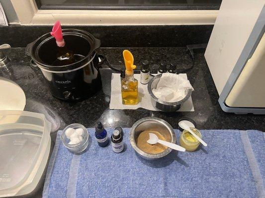 Ayurveda therapies (udvhartana and basti)