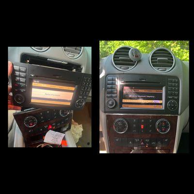 Fuse replacement and OEM Radio Install in a 2012 Mercedes GL450