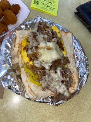 Steak , Egg & Cheese Sub