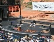 Easter service at Tuacahn.