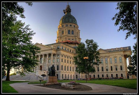 Kansas state capital in Topeka