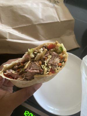 Asian Beef Wrap