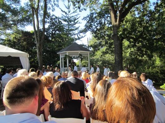 Wedding held at the Garden Center.