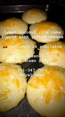 Sweet coconut Idli
 We deliver!