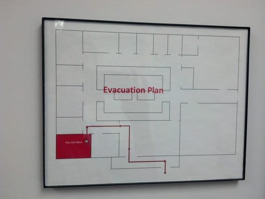 Floor plan of office