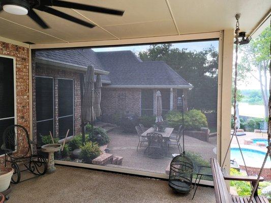 Back patio facing West