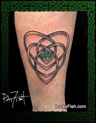 Irish Mother's Heart Knot by Pat Fish