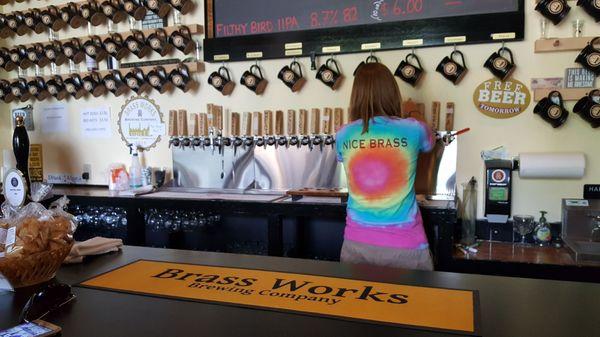 Love the shirt...LOVE the beer and SUPER LOVE that they serve cider and wine for those that need gluten free options!