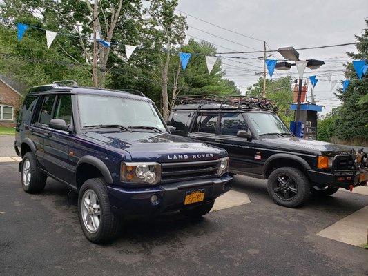 Discovery II after a new engine and lift kit installed.