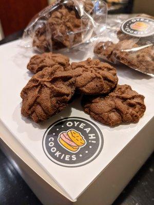 Choco Chocolate Butter Cookies. $11.99 per dozen.