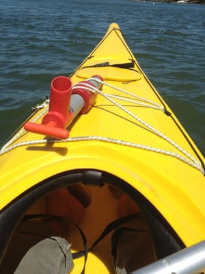 Rented kayaks with Ryan. Paddling around the Harraseeket River.