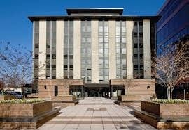 View of building from Fairfax Dr.