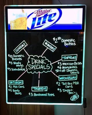 Drink Specials