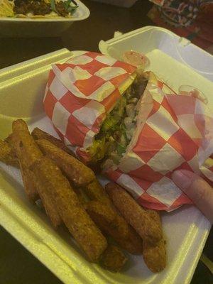 RVJNKY's Tripleta Sandwich with fried yuca