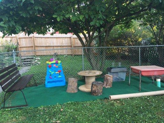 Outside play area