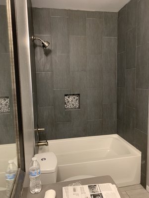 12x24 tile bath/shower