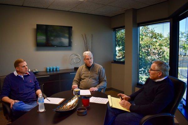 Left to right: Rick Salmi, David Jerome, Jeffrey Kopis