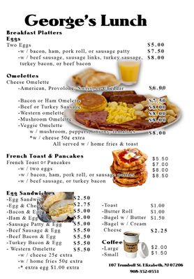 Breakfast Menu