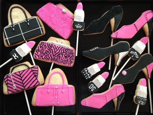 Glam girl cookies