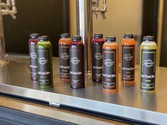 Cold Pressed Juice, bottled for on the go!