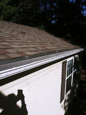 Gutter protection installation