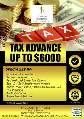 Tax Advance Cash Service