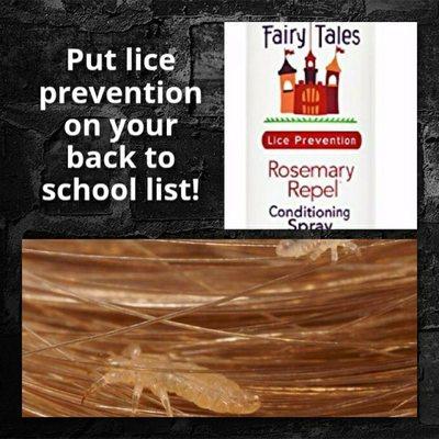 We sell lice prevention products!