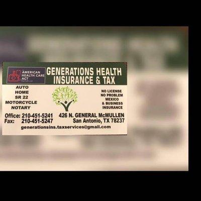 Generations Health Insurance & Tax