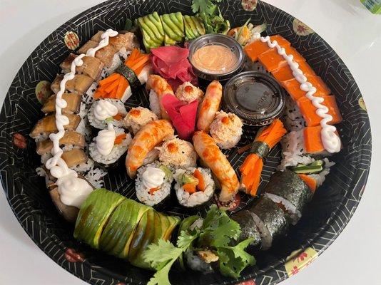 The Vegan Sushi Platter