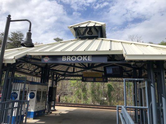 Brooke station, railway