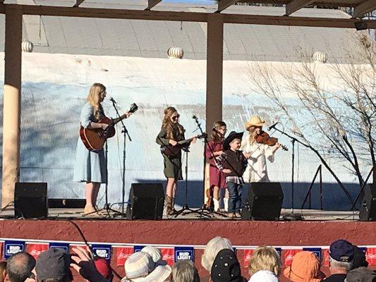 The Arizona Wildflowers performing at the 2019 Agri-Country Bluegrass Festival.