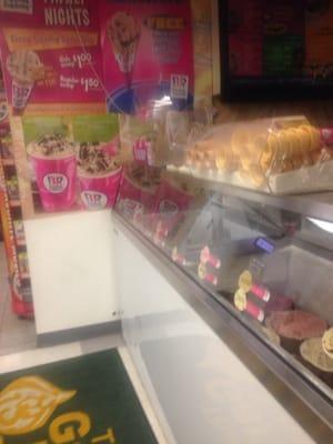 Baskin-Robbins is inside