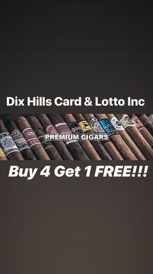 Buy 4 Get 1 Cigar Free !!!