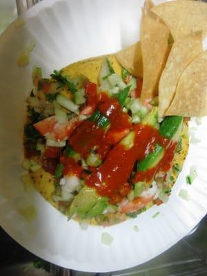 Tostada de Camaron