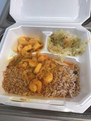 Curry Shrimp meal $17.00