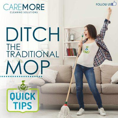 Ditch your traditional mop in favor of a microfiber duster and you'll make your home cleaner and less contaminated in no time.