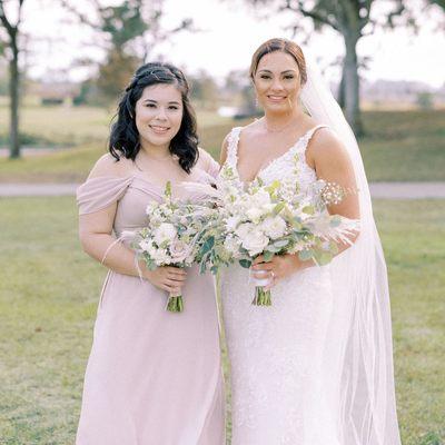 Bride and her girl