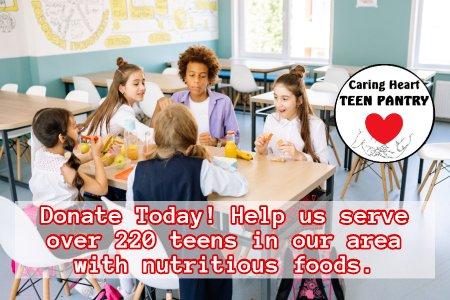 Our teens deserve to go to bed without worrying about being hungry. Help us serve these kids!