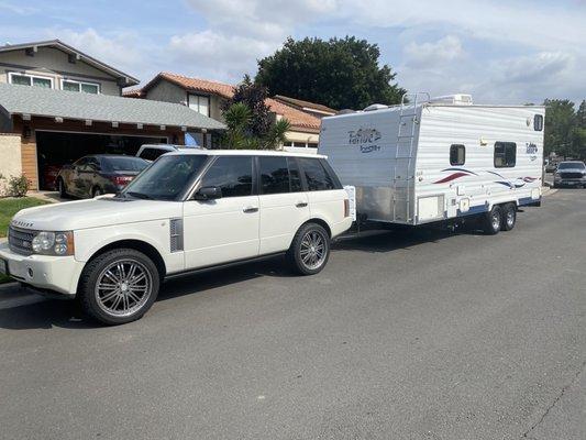 2003 Toy-hauler & 2006 Range Rover