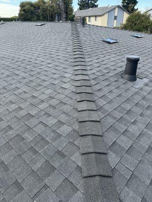 New roof shingles certenteed cool roof system