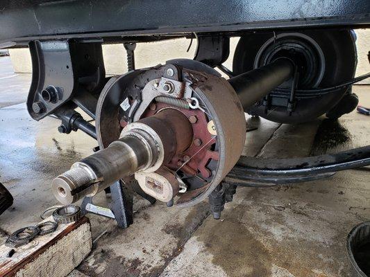 Brakes & Axle Bearings on Trailer