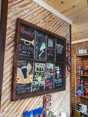 Chalkboard choices...