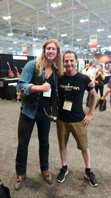 I met @jaredjamesnichols at Summer NAMM, Cool guy and great guitarist!