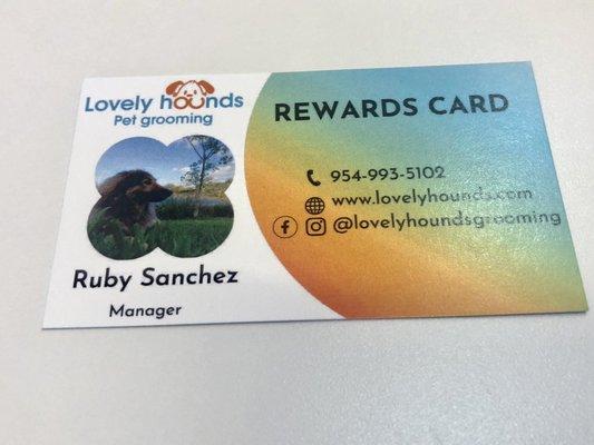 Rewards Card