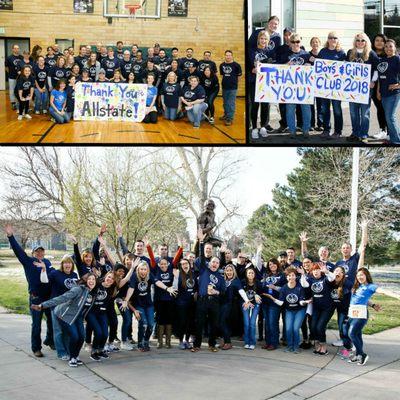 Volunteering with Boys and Girls Clubs of Metro Denver.