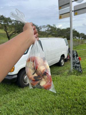 Seafood Guy In White Van