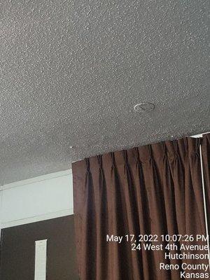 Ceiling popcorn peeling