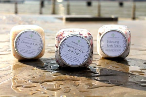 Centered Health sells locally made organic healing products.